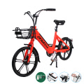 26 inch green integrate wheel sharing ebike